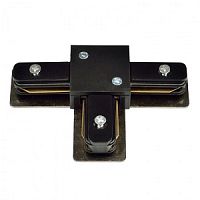 Коннектор для шинопровода T-образный Volpe UBX-Q121 K31 Однофазный Черный IP20 картинка 